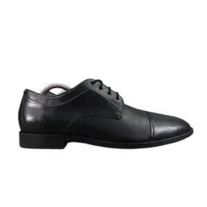 Cole Haan Shoes Men 8.5 Oxford Classic Professional Formal Leather Cap Toe Black